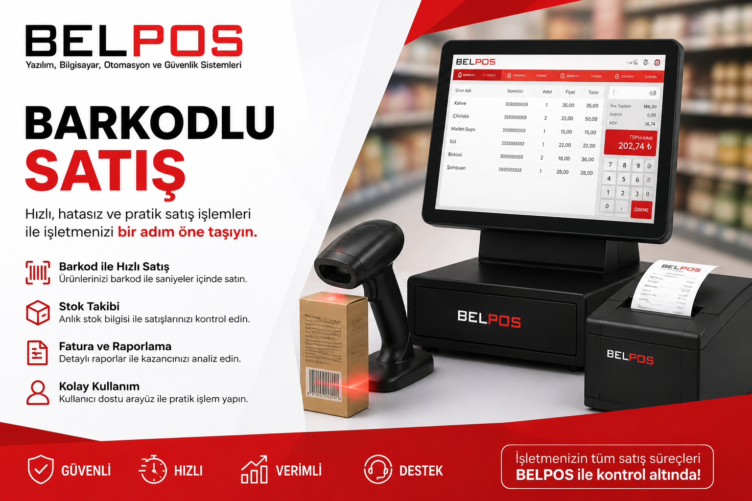 Ağrı Barkodlu Satış Programı | Belpos Yazılım