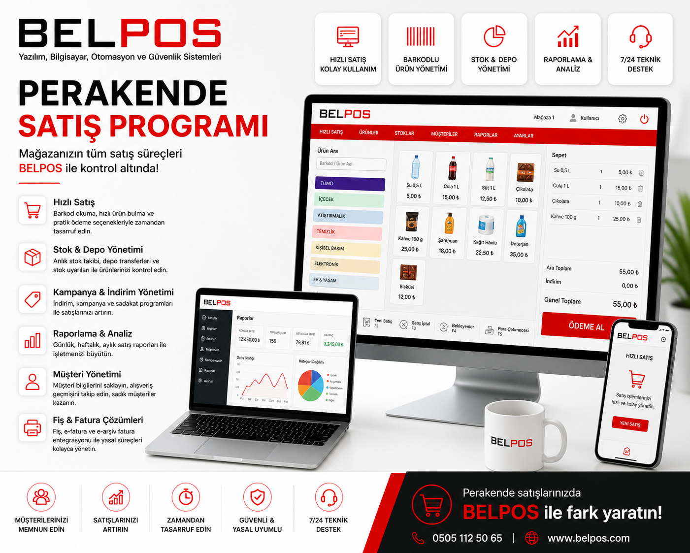 Adana Perakende Satış Programı | Belpos Yazılım